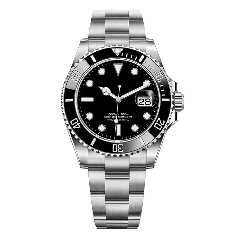 

Men's Watches Mechanical Wrist Watches Water Ghost Stainless Steel Watch Top Brand Sapphire Glass Men Women Watches