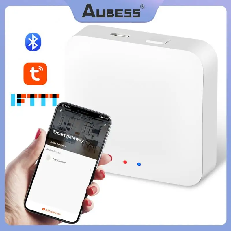 

Умный сетчатый шлюз Tuya, Беспроводная Bluetooth-совместимая система удаленного управления с помощью приложения Tuya/Smart Life, работает с Alexa
