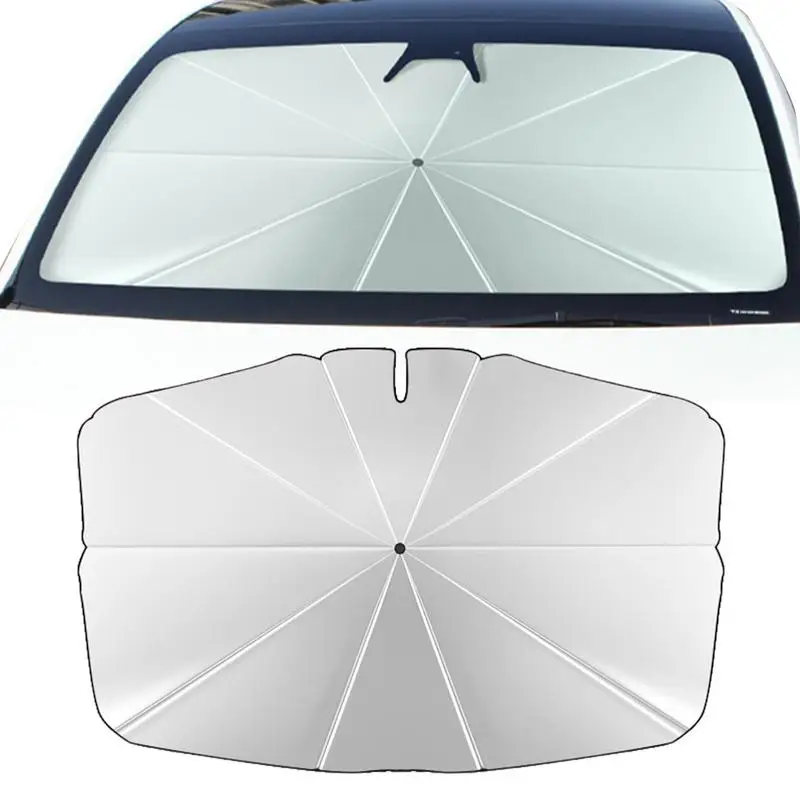 

Солнцезащитный зонт на лобовое стекло автомобиля, Солнцезащитный зонт для окон Тесла, летняя Солнцезащитная теплоизоляционная ткань для автомобиля, переднее затенение