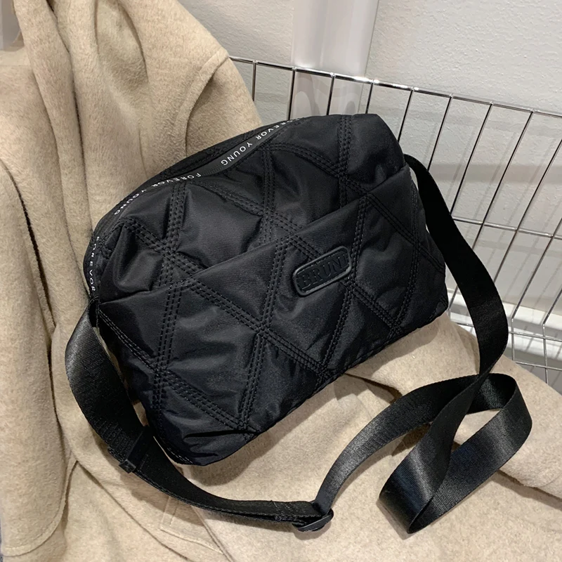 

Small Oxford Cloth Shoulder Bags 2022 Fashion Luxury Brand Designer Casual Fabric Handbags Shopper Soft Quilted Crossbody Purses