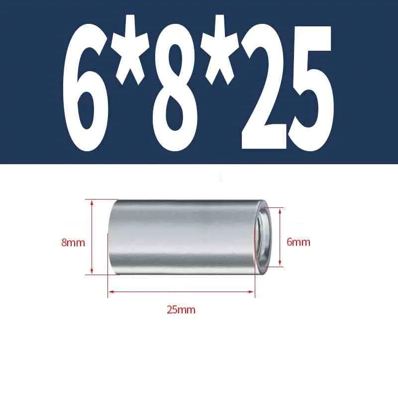 

Гайки соединительные круглые оцинкованные из углеродистой стали M6 M8 M10 M12