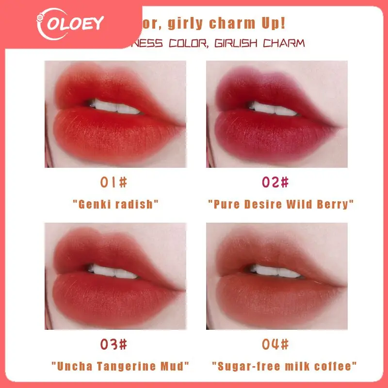 

Matte Liquid Lipstick Daily Whitening Waterproof Nonstick Cup Lip Glaze Long Lasting Silky Texture For Lips Women’s Cosmetics