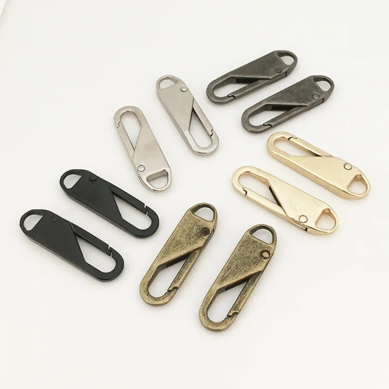 

5PcsDetachable Metal Zipper Pullers for Zipper Sliders Head Zippers Repair for Backpack Suitcase Coat Tab DIY Sewing Accessories