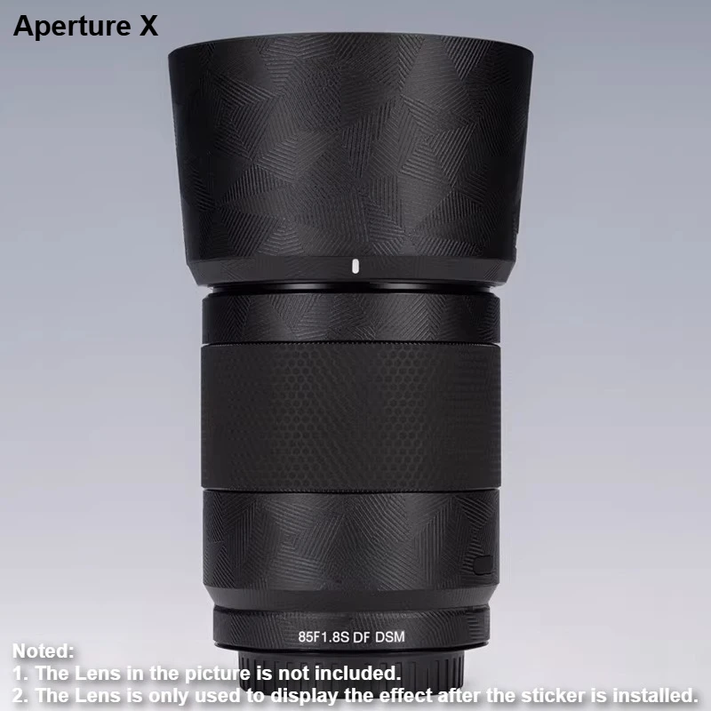 Фото Защитная виниловая пленка-наклейка для объектива YONGNUO 85mm F1.8S II DF DSM для Sony E Mount, YN85mm F/1.8S №3