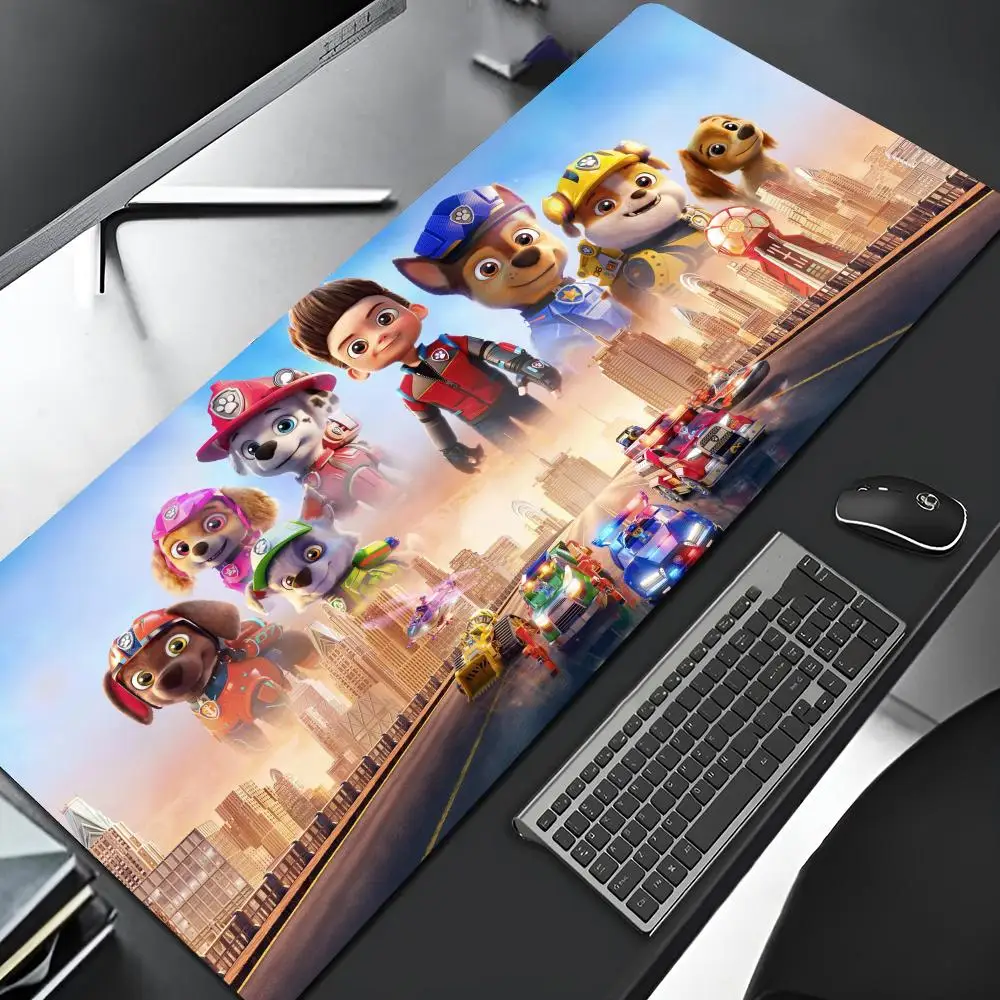Фото Игровой коврик для мыши P-AWs P-PatrolS Mouse Retail Pad Edge Big Gaming Locking Computer Gamer Large Rubber Art Mousepad Laptop Desk Mat №5