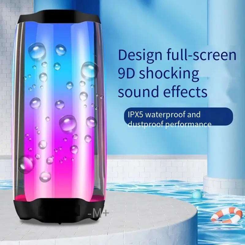 

Tweeter Wireless Bluetooth Speaker PULSE4 Car Subwoofer TWS Noise Reduction HI-FI Stereo Portable Waterproof Dazzle Light