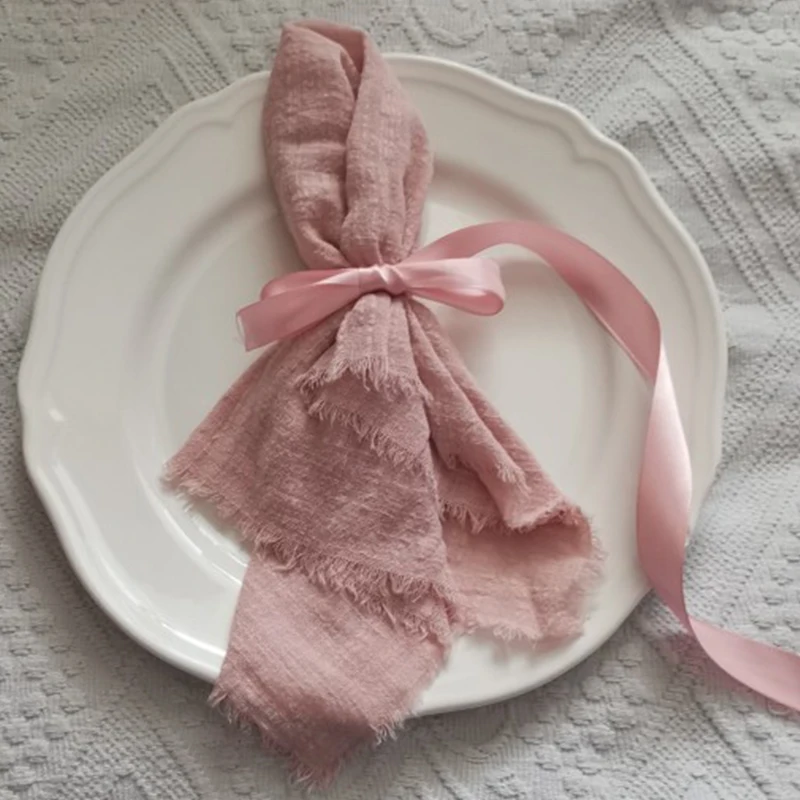 12 шт. хлопковые газовые салфетки 43 х43 см | Дом и сад