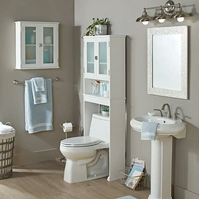

Bathroom Wall Cabinet with 1 Adjustable Shelf, Harborough