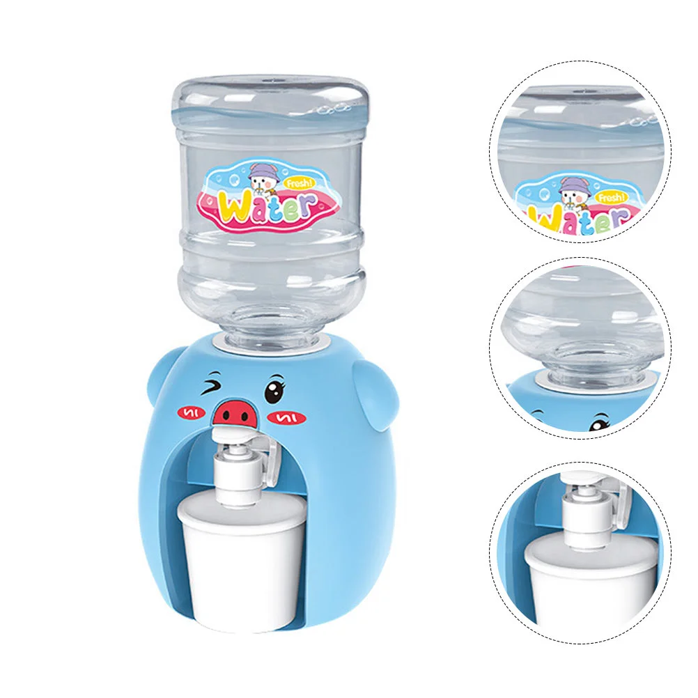 

Toy Water Dispenser Fountain Play Kids Drinking House Mini Pretend Model Miniature Toddlers Kitchen Plaything Kit Childtoddler