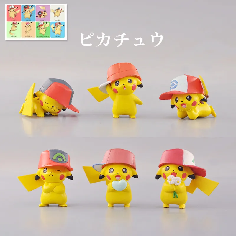 

Фигурки героев Покемон Пикачу из серии «Пикачу» для детей, без коробки