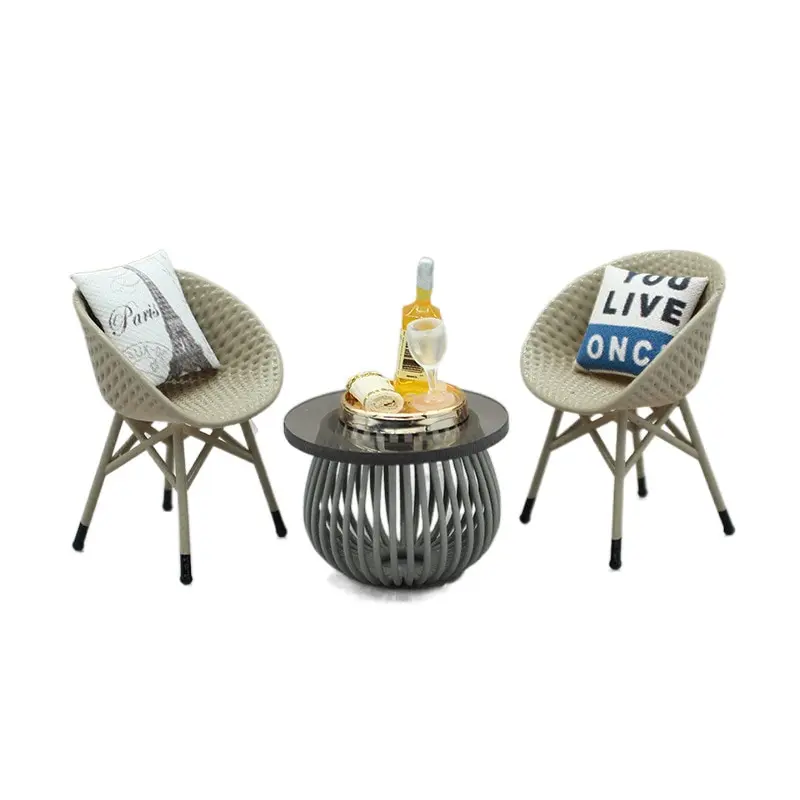 

Мини-диван для кукольного дома, Сборная модель, миниатюрный Декор