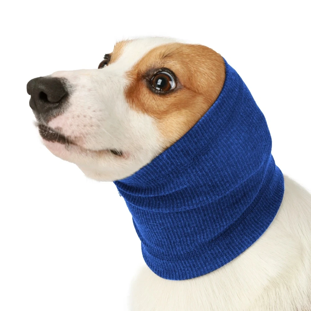 

Pet Grooming Turban Noise-proof Earmuffs Dog Collars Comfortable Keep Warm Isolate Noise Headgear Pet Supplies