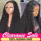 250 Плотность 13x4 фронтальный парик с глубокой волной, парики из человеческих волос на сетке спереди для женщин, бразильские волосы 30 дюймов 4x4, вьющиеся человеческие волосы, парики