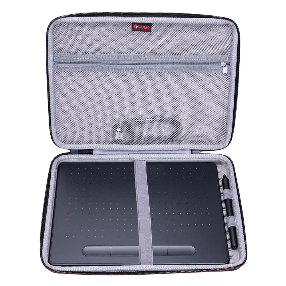 XANAD EVA Hard Case For Wacom Intuos Drawing Tablet, With Free Creative Software Download, 10.4