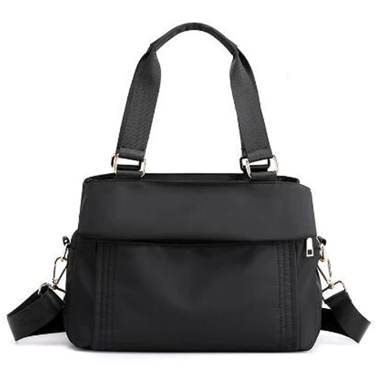 Women Handbags Nylon Travel Bag Casual 2023 New Totes Bags Quality Waterproof Shoulder Crossbody Bag Solid Color Business Bag