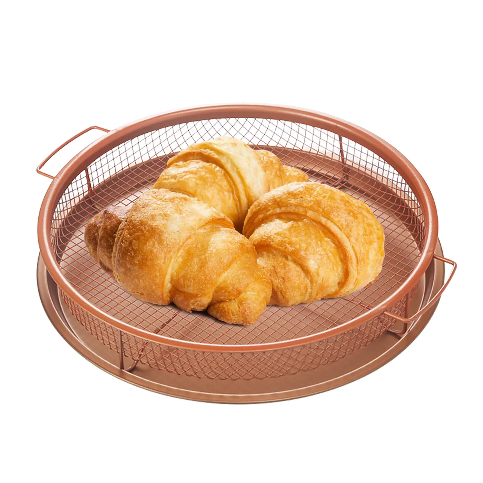 

Тарелка для фритюрницы, круглая плитка с антипригарным покрытием, подходит для замены фритюрницы