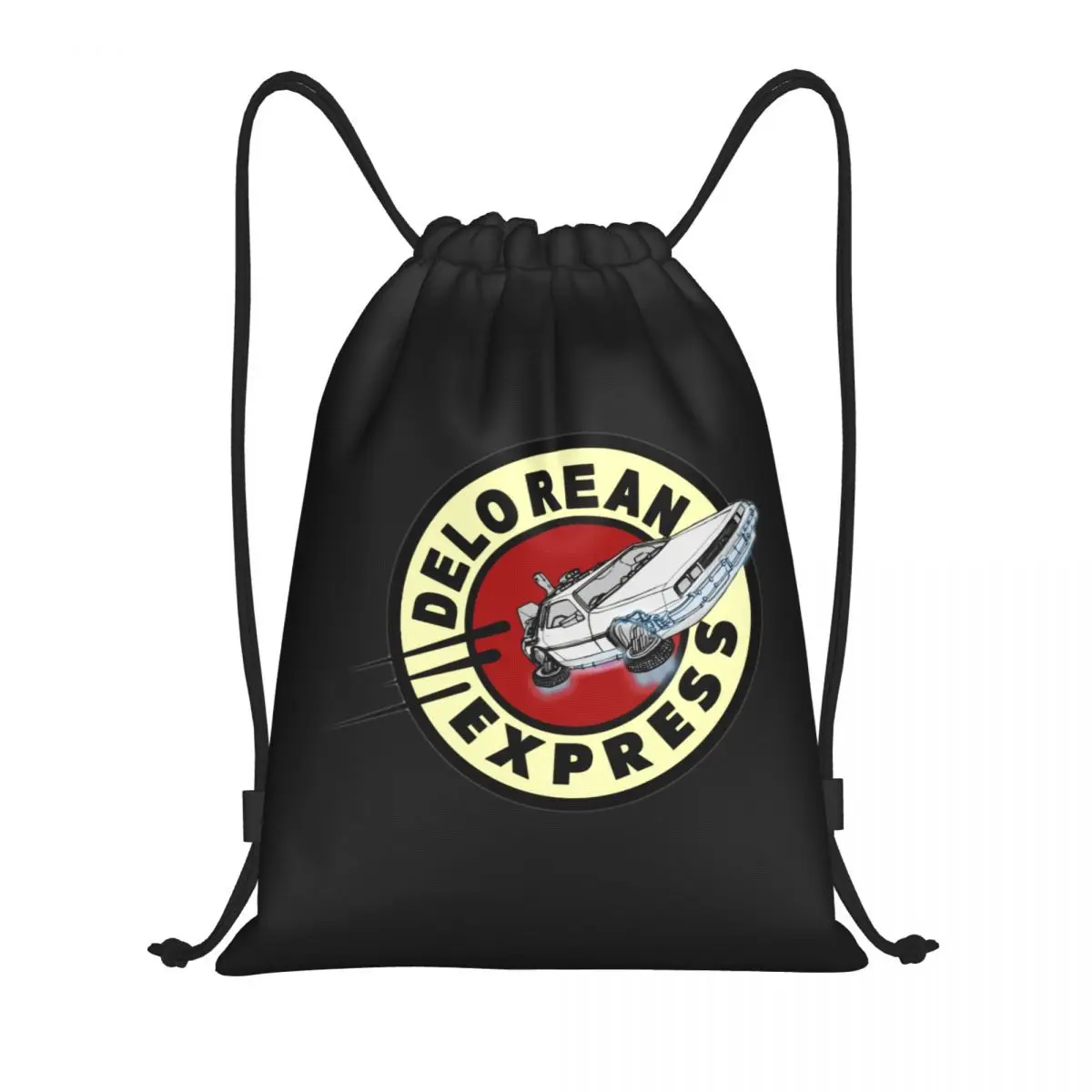 Рюкзак на шнурке с принтом Назад в будущее спортивная сумка для спортзала женщин