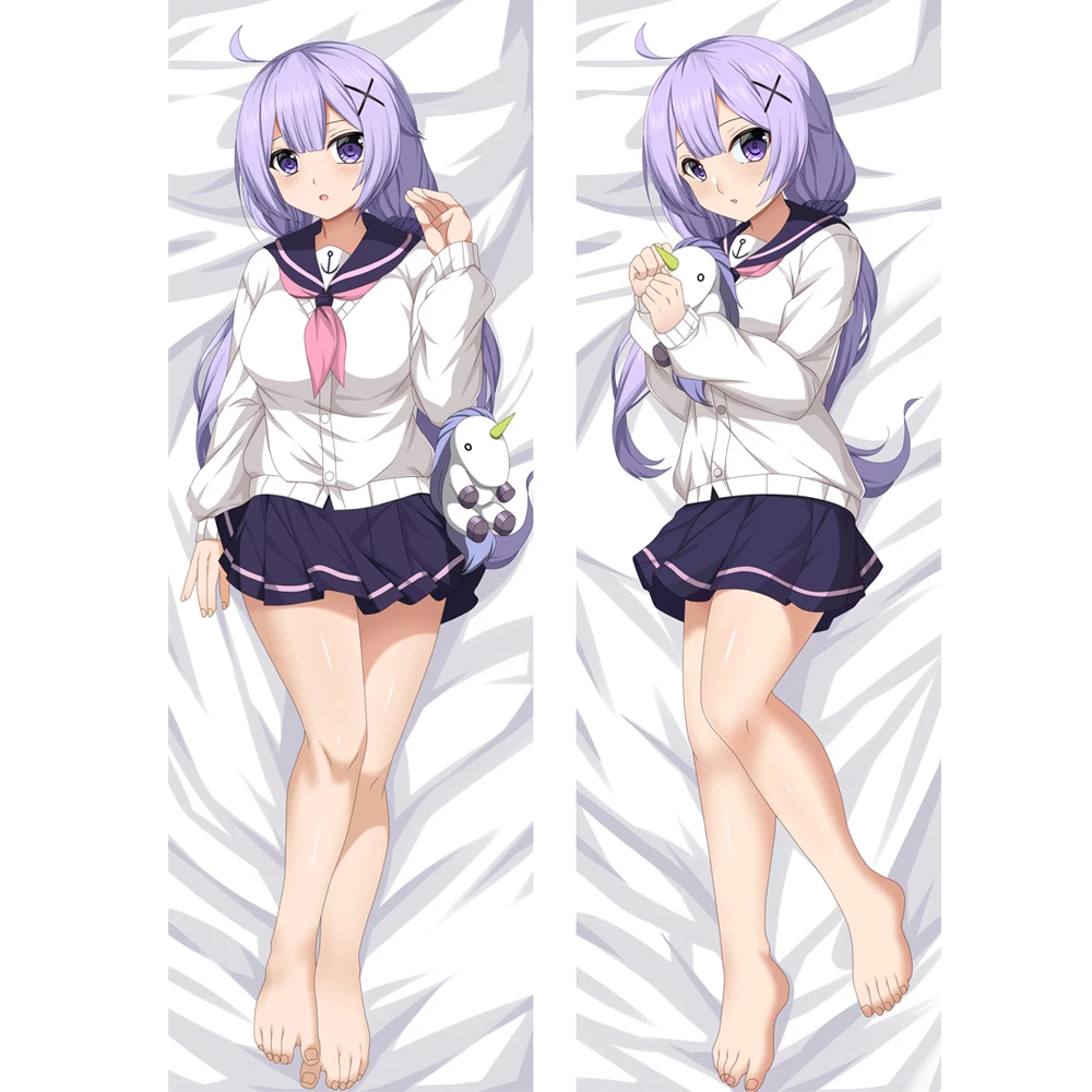 

Game Azur Lane Dakimakura Unicorn Anime Pillowcase Cute Peach Skin Double-Side Printing Otaku Sleeping Case Cushion Cover Gift
