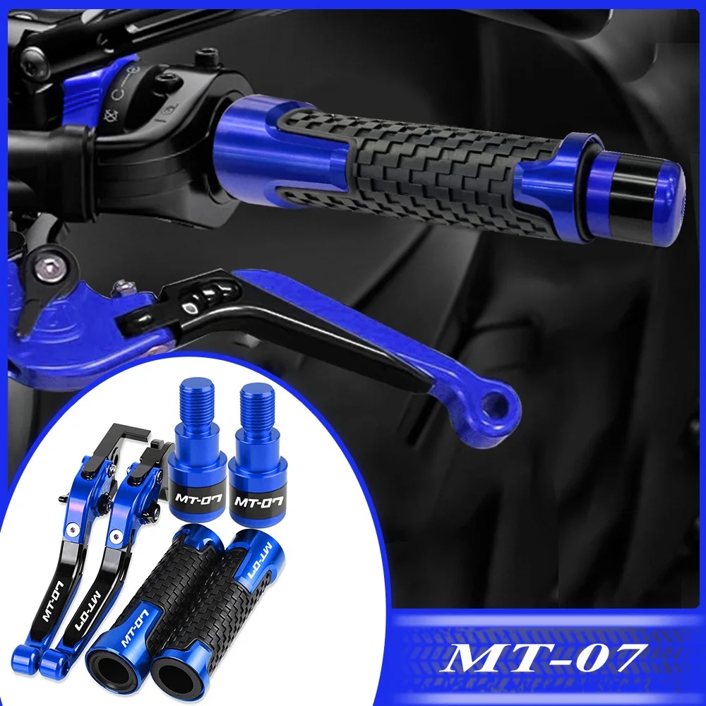 

For YAMAHA MT 07 MT-07 MT07 TRACER 2016 2017 2018 2019 2020 Motorcycle Accessories Brake Clutch Levers Handlebar Hand Grip Ends