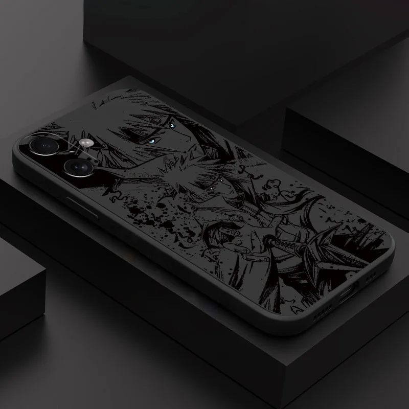 Фото Популярный чехол для телефона Xiaomi Redmi Note 15 14 13 12 12S 11 11S 10 9 8 7 Pro Plus 4G 5G, мягкий силиконовый, новый, с изображением Какаши Учиха Наруто. №3