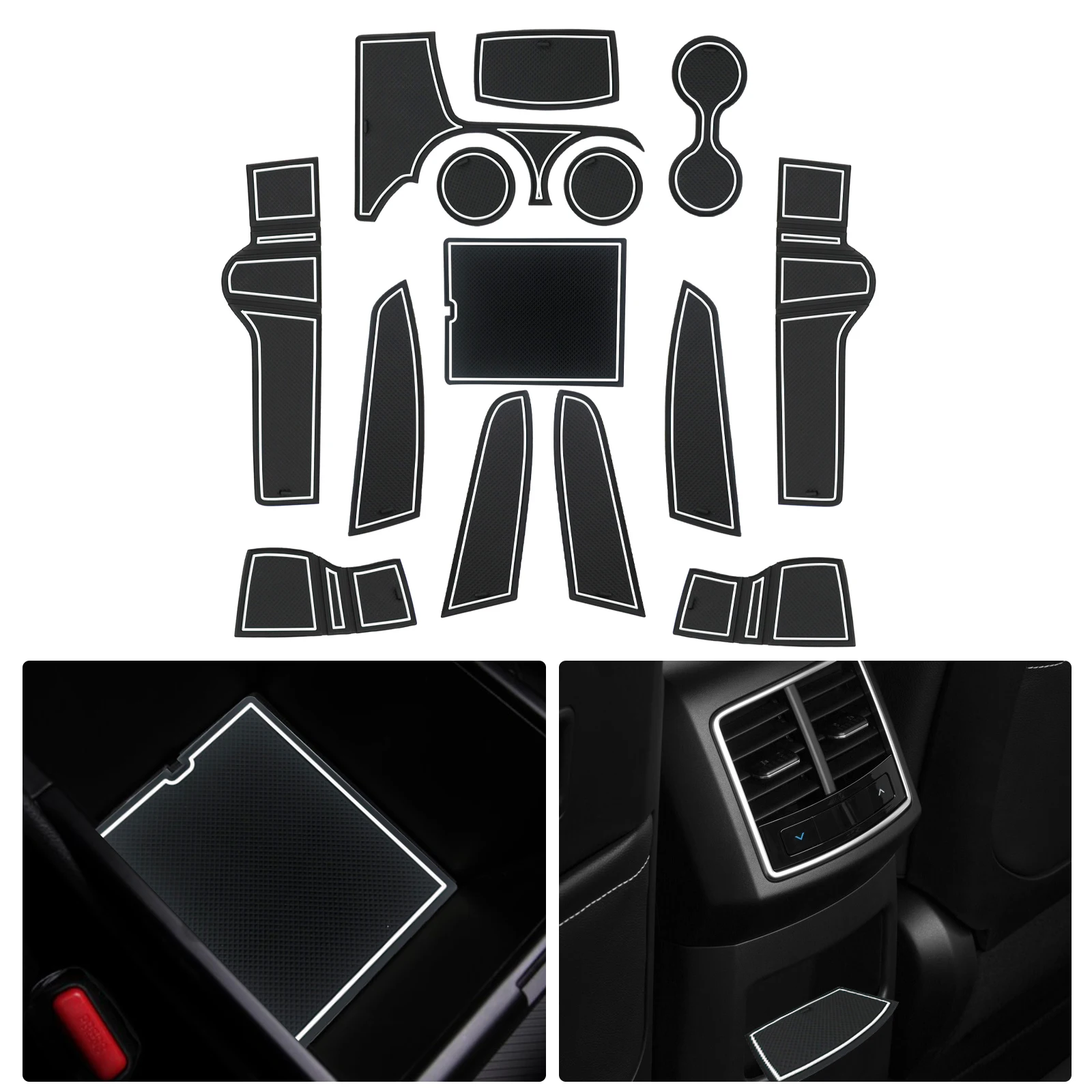 

LFOTPP Door Groove Mat For Sportage NQ5 2022 Car Anti-slip Rubber Gate Slot Pad Car-styling Interior Sportage NQ5 Accessories