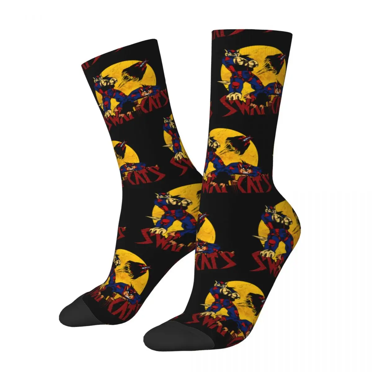 

SWAT Kats The Radical Squadron Product Socks Breathable High Quality Long Socks Cotton Unisex Christmas Present