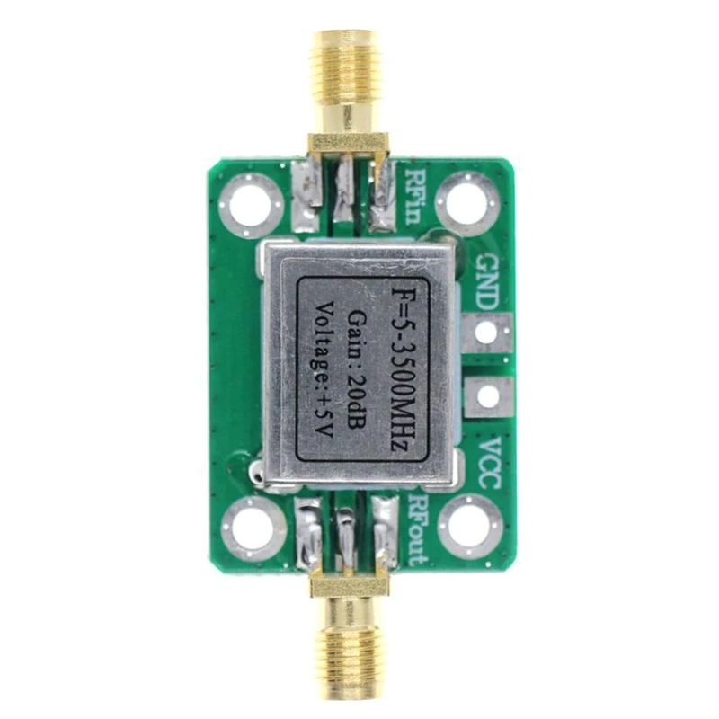 

896F 5-3500MHz Gains Broadband High Frequency RF Power Amplifier Module Gains 20dB For FM HF VHF/UHF Analyzer