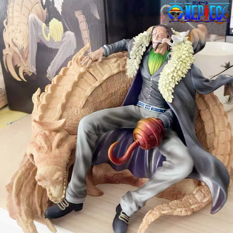 

18cm Anime One Piece Sir Crocodile Figure Mr.0 Figures Pvc Action Figurine Statue Model Collectible Decoration Toys Kids Gift