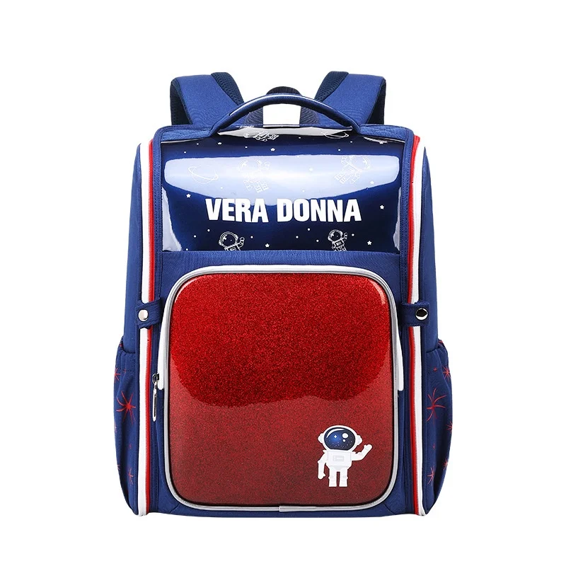 High-capacity Girls Unicorn Boys Astronaut Backpacks New Children Cute Cartoon Shoulder Bags Students Space Series Pen Bag Hot