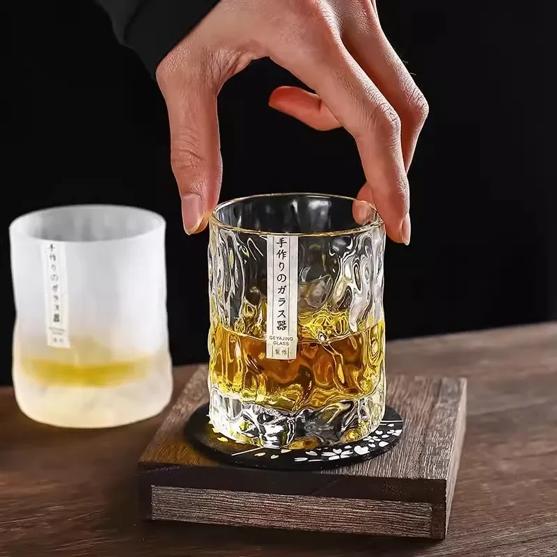 

Tumbler Style Wine Beer Whisky Whiskey Cup Hammer Glasses Thick Crystal Glass Snifter Japanese Cognac Mug Old-fashioned Heavy