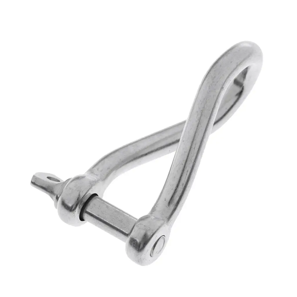 

0.3" Twisted Shackle with Screw Pin - Marine 316 Stainless Steel