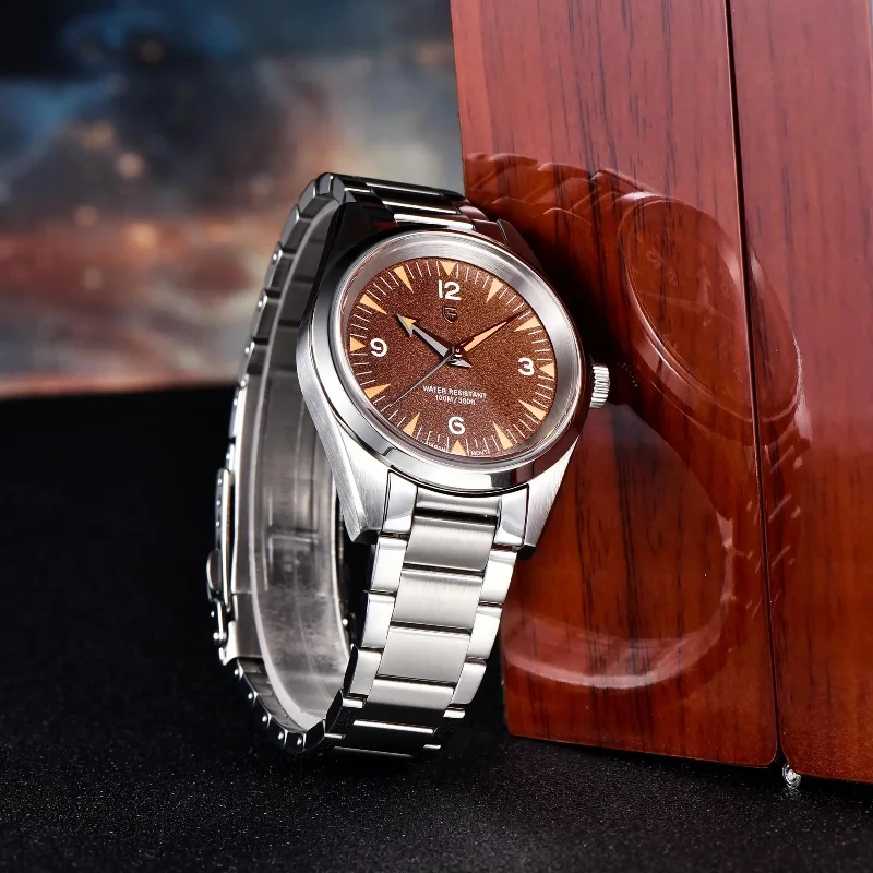 PAGANI DESIGN 2024 Новые роскошные модные кварцевые часы 38 мм PD1793 VK31 Механизм с