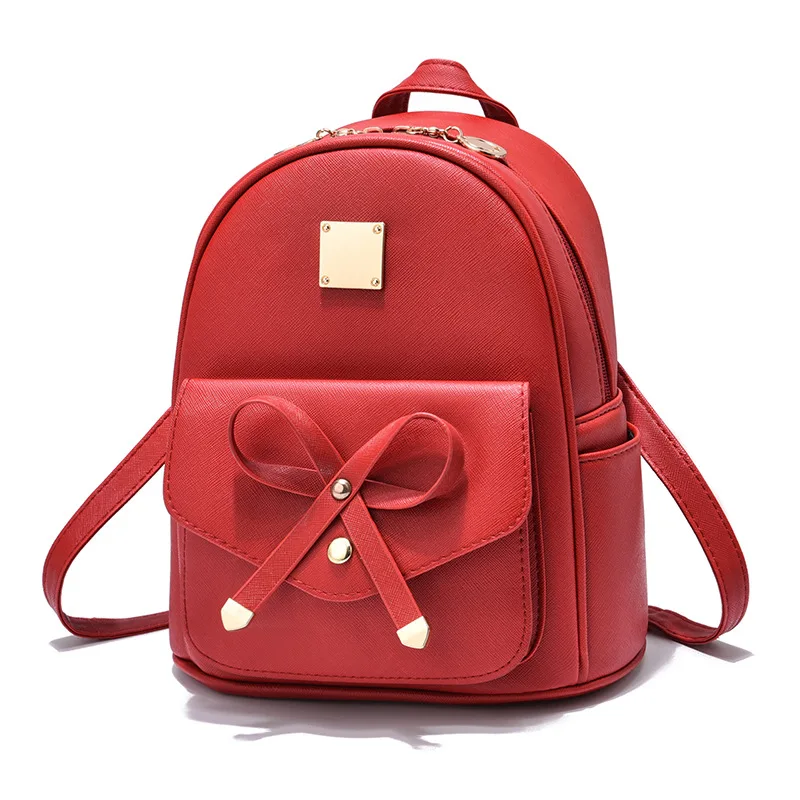 

Simple and Versatile Small Backpack Women's 2022 Autumn New Fashion Small Fresh Bow Student Backpack Women