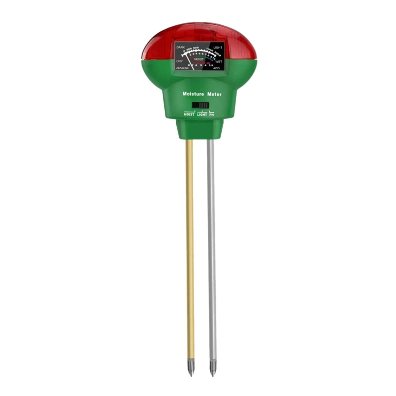 

3-In-1 Soil Tester Plants Soil Tester Soil Moisture Meter Soil PH Meter Luminous Intensity Meter Soil Meter For Garden