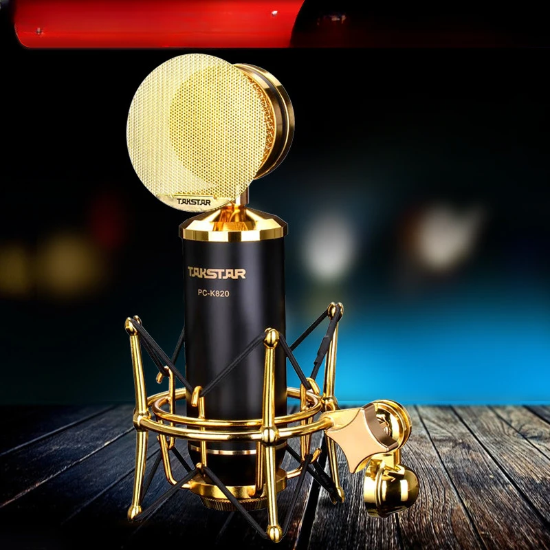 

PC-K820 Golden Cup Capacitor Microphone