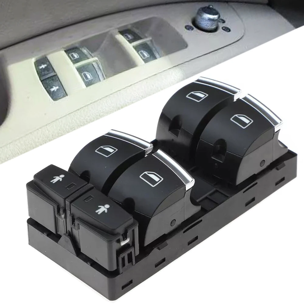 Переключатель управления передним левым электроприводом и окном 4F0959851J для AUDI Q7 A6