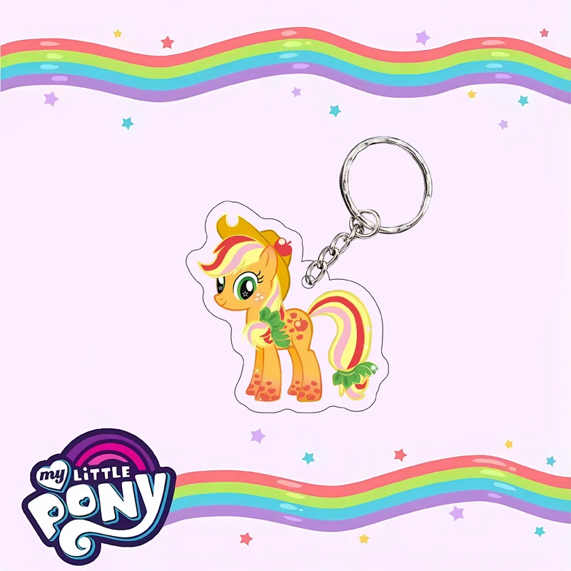 My Little Pony Twilight Sparkle Rainbow Dash креативный милый прозрачный акриловый брелок подвесная