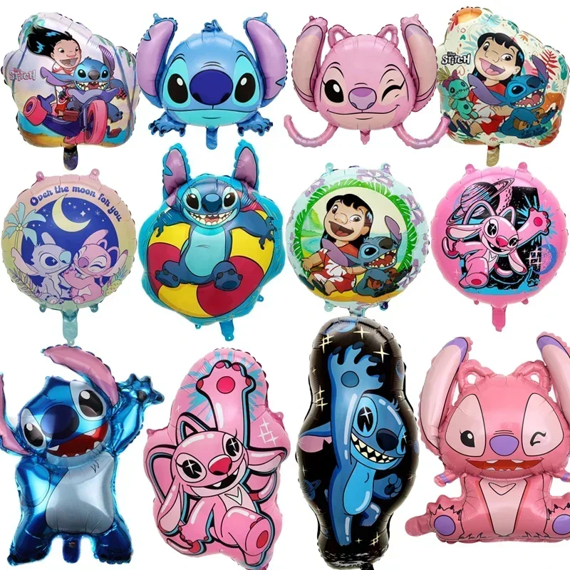 Детские украшения для вечеринок Disney Stitch алюминиевая фольга тема Лило и Стич