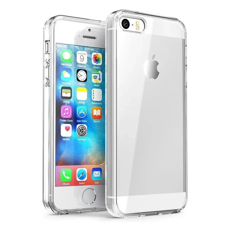 Clear Case For iPhone SE 2020 2022 7 8 6 6S Plus 5S 5 SE TPU Silicone Clear Soft Case for APPLE iPhone 7 8 Plus Cover Fundas