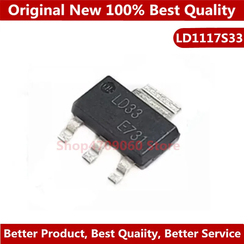10 шт. LD1117S33CTR SOT-223 LD1117S33 LD33 LD1117S33TR LD1117S50CTR LD50 LD1117S25CTR LD1117S18CTR LD1117S12CTR LD25 LD18 LD12
