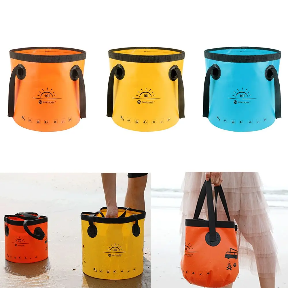 

Водонепроницаемый портативный контейнер для рыбалки объемом 10 л, складное ведро для воды, емкость для воды
