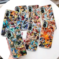 one piece backgrounds coque phone case for xiaomi redmi note 10s 11 11s 11t 11e 10 pro max 9 9s 9t 5g 8 8t 7 6 5 5a 4x 4g cover