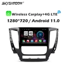 HD 1280*720 360 камера 8G + 128G Android 11,0 автомобильный DVD-плеер GPS WIFI Bluetooth RDS радио для Mitsubishi Pajero Sport 3 2016 -2018