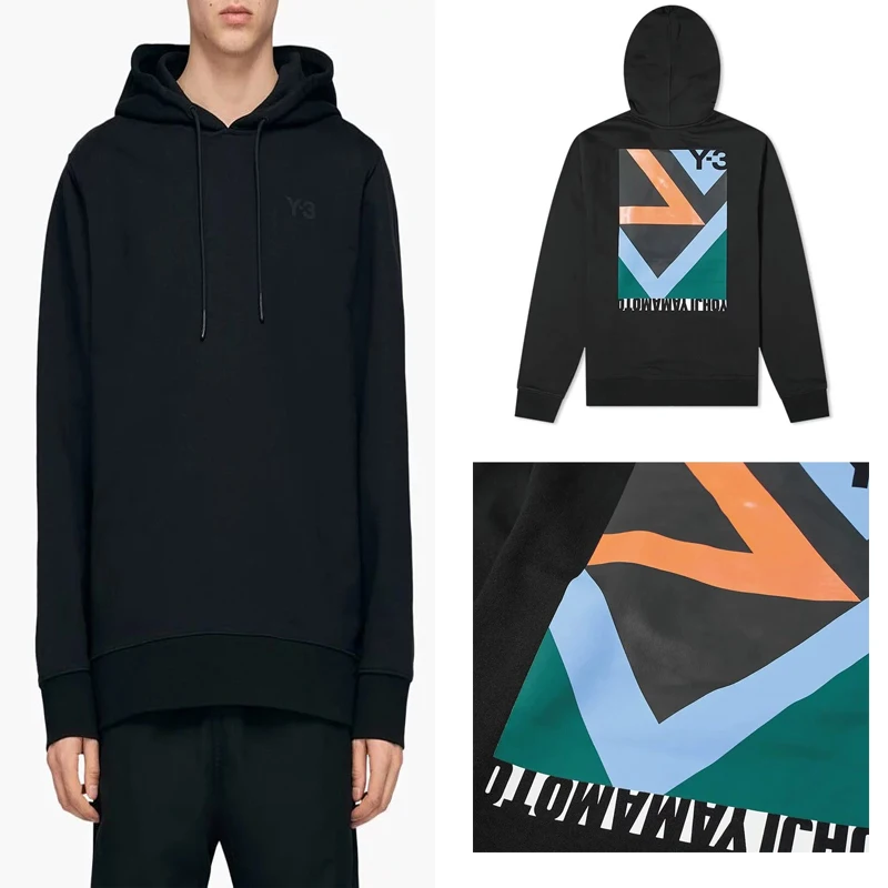 

Женская модная повседневная толстовка с капюшоном и принтом сзади в стиле пары, свободная Мужская толстовка, уличное спортивное пальто