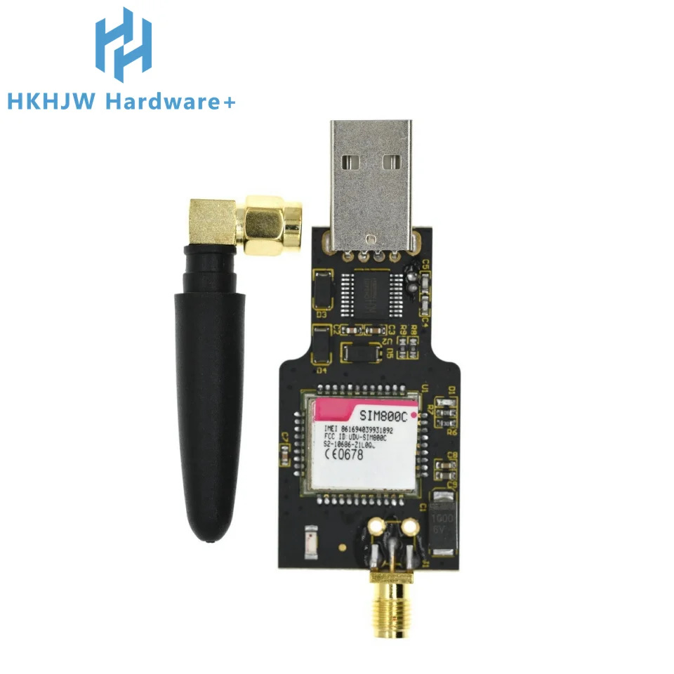 Четырёхдиапазонный модуль GSM GPRS SIM800 SIM800C с USB на для беспроводных Bluetooth
