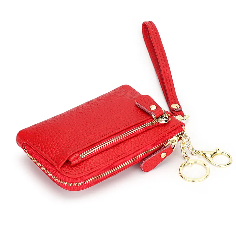 2022 New Wallet Leather Simple Multifunctional Ins Handbag Coin Purse Female Small Handbag Card Bag Gift Mini Explosion