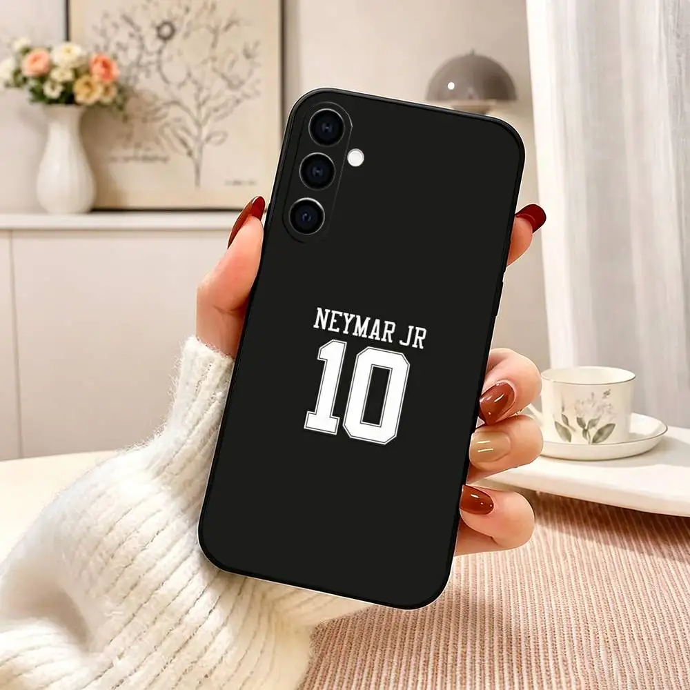 Чехол для телефона Football Superstar Neymar, черный, силиконовый, мягкий, для Samsung Galaxy A73, A72, A71, A70, A53, A52, A51 (art.: 3920db6a99486) - 3920db6a99486