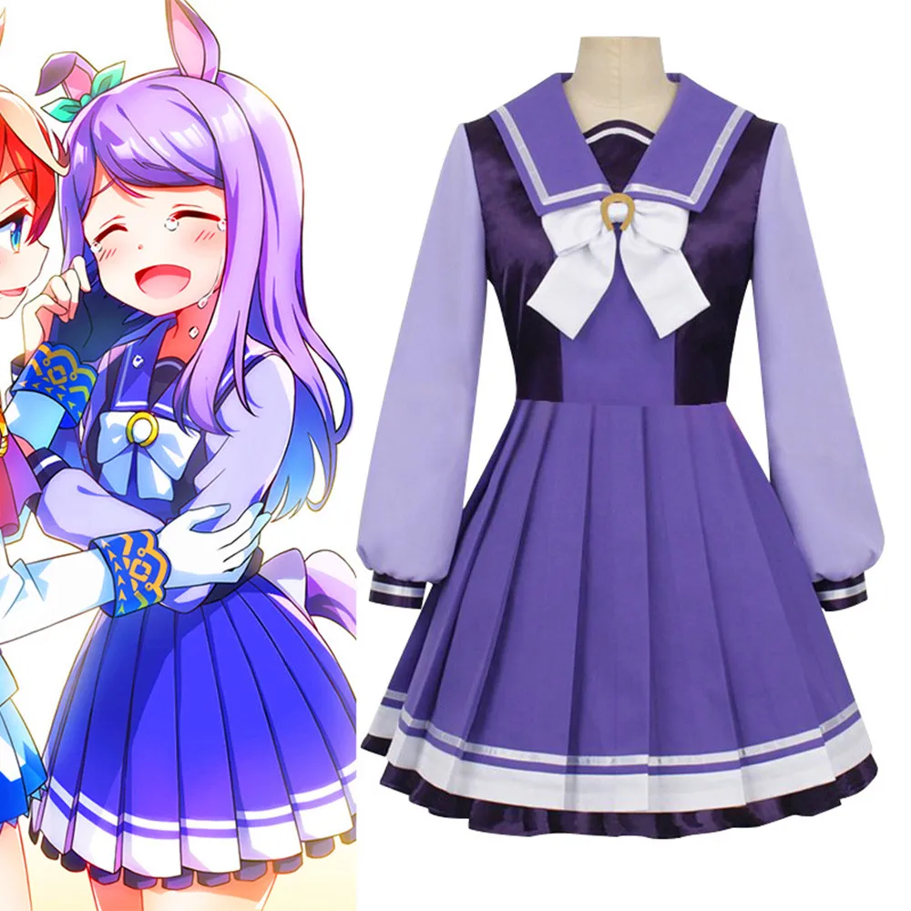 

Anime Japanese Uma Musume Pretty Derby Cosplay Costume Toukai Teiou School Sailor Uniform Special Week Cosplay Lolita Dress