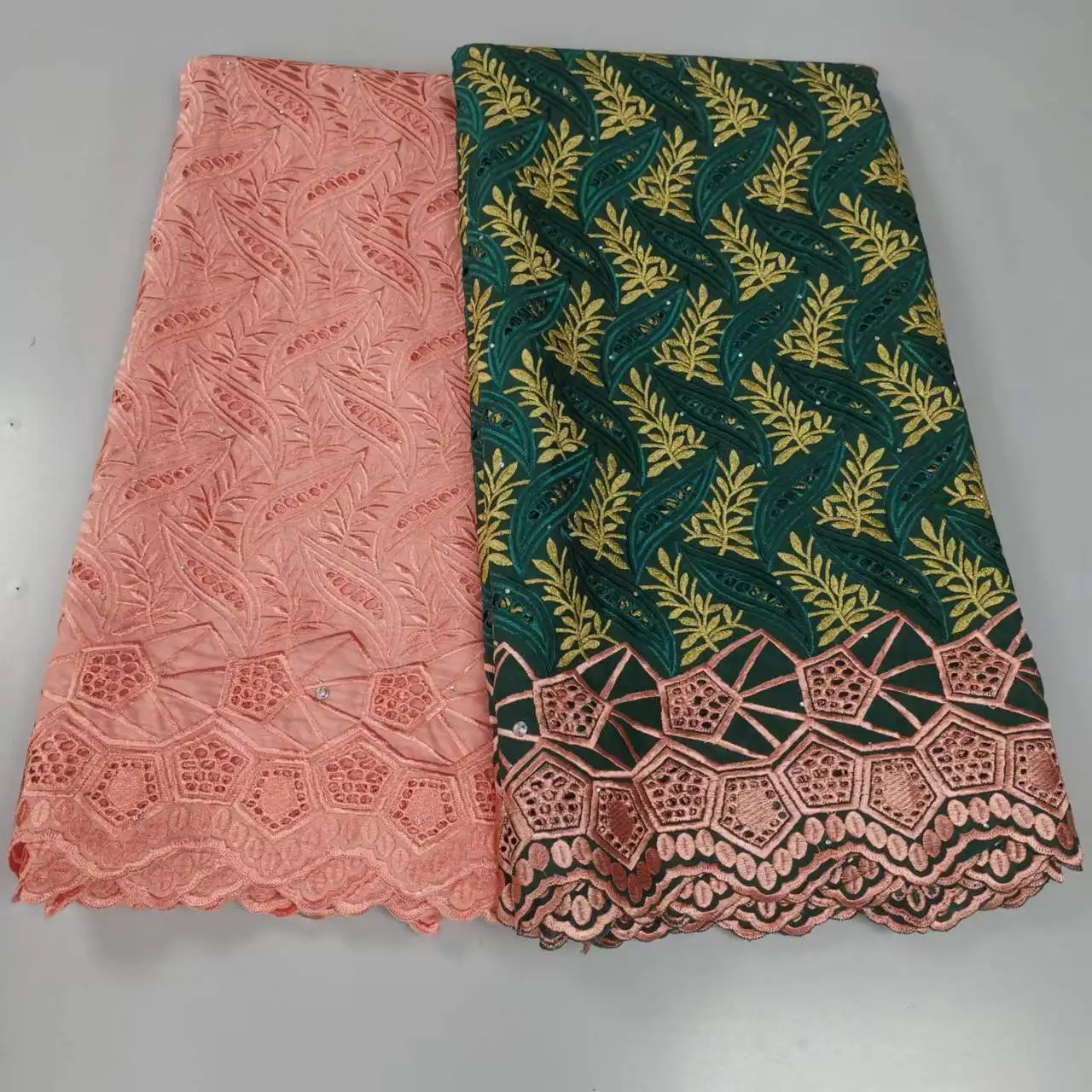 2 5 + ярдов африканская швейцарская кружевная ткань высокое качество 100% хлопок