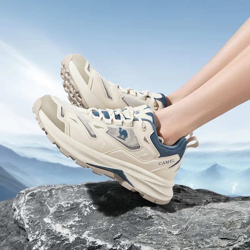 GOLDEN CAMEL Outdoor Hiking Shoes Men and Women Anti-skid Male Sneakers Beathable Sports Running Trekking Shoes 2023 Spring New